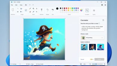 هوش مصنوعی به دنیای Paint ویندوز 11 قدم می‌گذارد!